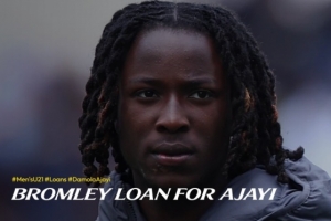 热刺官方:前锋阿贾伊租借加盟英乙球队布罗姆利至本赛季结束