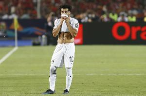 出场超过45分钟未能在对方禁区内触球，是萨拉赫非洲杯生涯首次