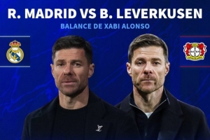 阿隆索执教皇马场均拿到2.24分,执教勒沃库森场均2.14分