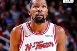 赛季场均25+且真实命中率60+%次数:KD15次断档 库里&詹姆斯9次