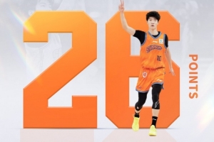 得分创个人生涯新高！上海队官博点赞偰李永炜表现：继续努力！