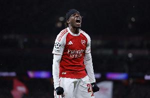 英超官方:阿森纳4-0利兹联第二粒进球认定为马杜埃凯破门