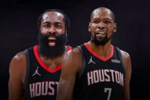 哈登KD重聚?火媒:我知道这非常不现实 但我就是忍不住去想