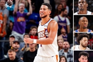 全是年轻人！美国星队最老的是29岁的布克 其余全是24岁或以下